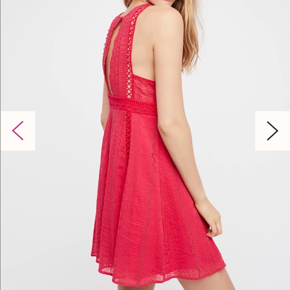 NWT Free People Wherever You Go Mini Dress in Peach - Picture 11 of 16